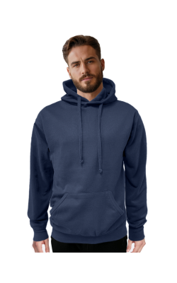 Ideal Apparel ID8500- Coton Ouaté Classique à Capuchon en Molleton à Manches Longues - Hommes