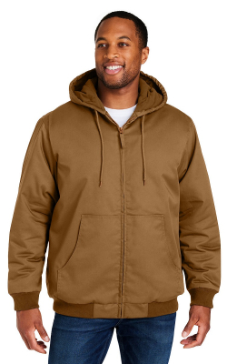 Harriton M722T - Manteau à capuchon et fermeture à glissière ClimaBloc™ à torse long