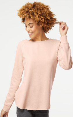 Independent Trading Co. PRM2000 - Molleton à col rond California délavé pour femmes