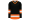 Black-Orange-White