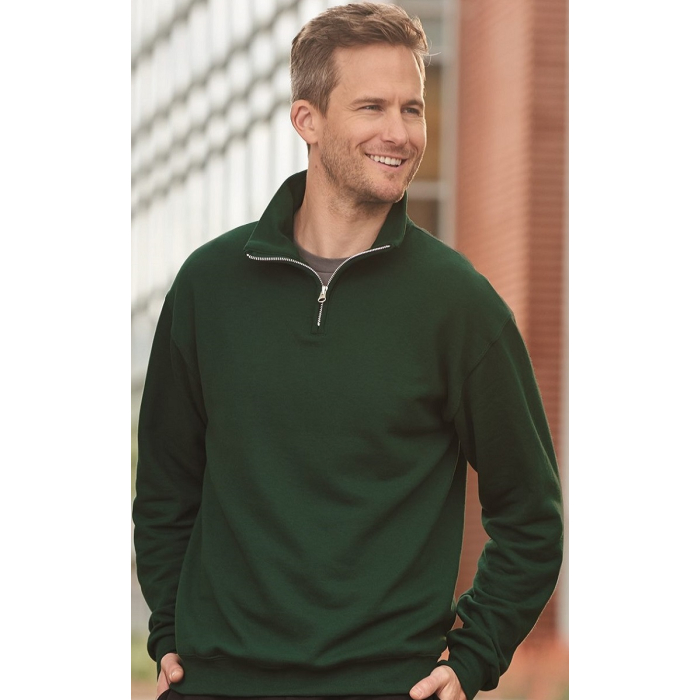 JERZEES 995MR Nublend Cadet Collar Sweatshirt | Tshirtideal