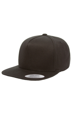 Yupoong  Y6007  -  Adulte 5-Panel Coton Twill snapback Casquette 